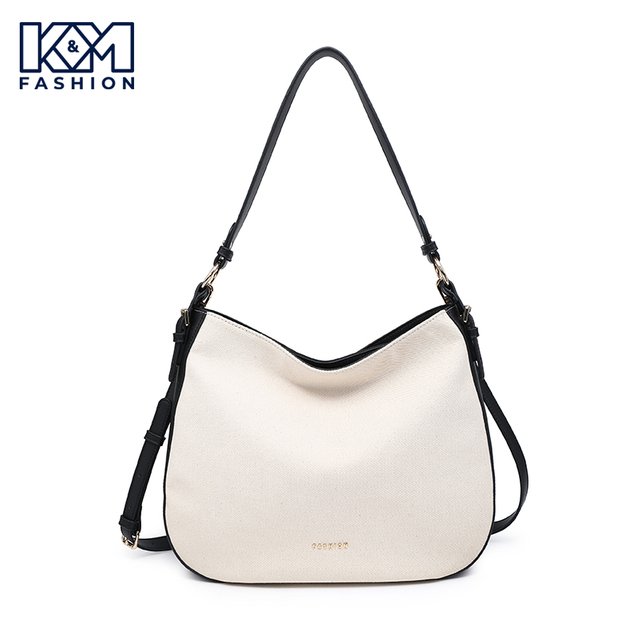 KM230819 - Hobo Bags Cotton Fabric Designer Women Ladies Luxury Top Quality Custom Hand Bag