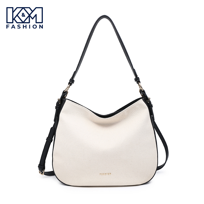 KM230819 - Hobo Bags Cotton Fabric Designer Women Ladies Luxury Top Quality Custom Hand Bag