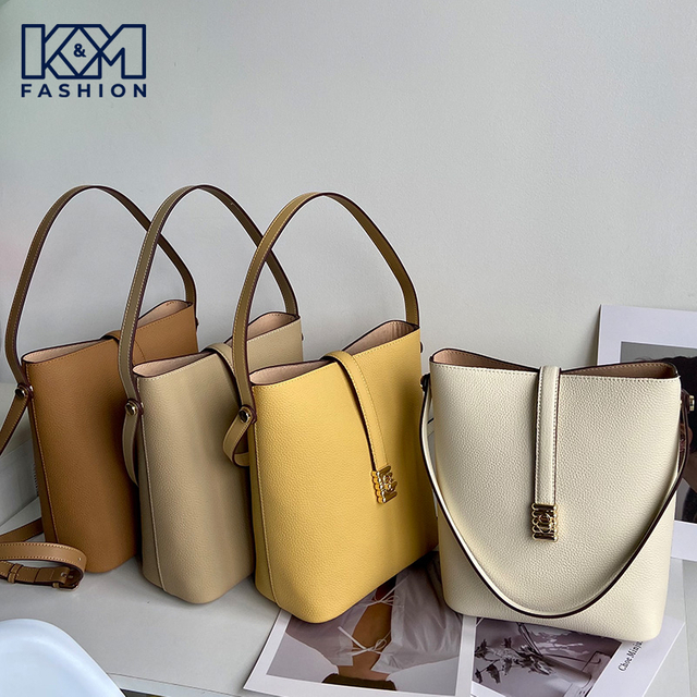 KM9036 - Bucket Bag Handbag Bags Leather Designer Women Ladies Luxury Top Quality Custom Hand Bag