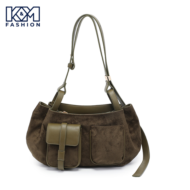 KM2403627 - Hobo Bags Suede Designer Women Ladies Luxury Top Quality Custom Hand Bag