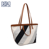 KM230740 - Tote Bags Cotton Fabric Designer Women Ladies Luxury Top Quality Custom Hand Bag