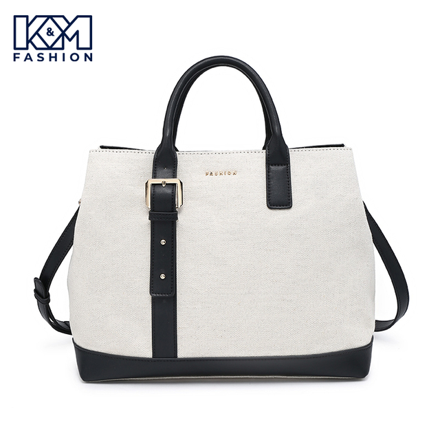 KM230820 - Hand Bags Cotton Fabric Designer Women Ladies Luxury Top Quality Custom Hand Bag
