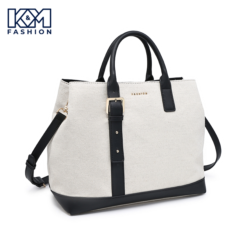 KM230820 - Hand Bags Cotton Fabric Designer Women Ladies Luxury Top Quality Custom Hand Bag