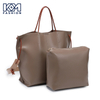 KM2404802 - Double Bags Leather Designer Women Ladies Luxury Top Quality Custom Hand Bag / Set