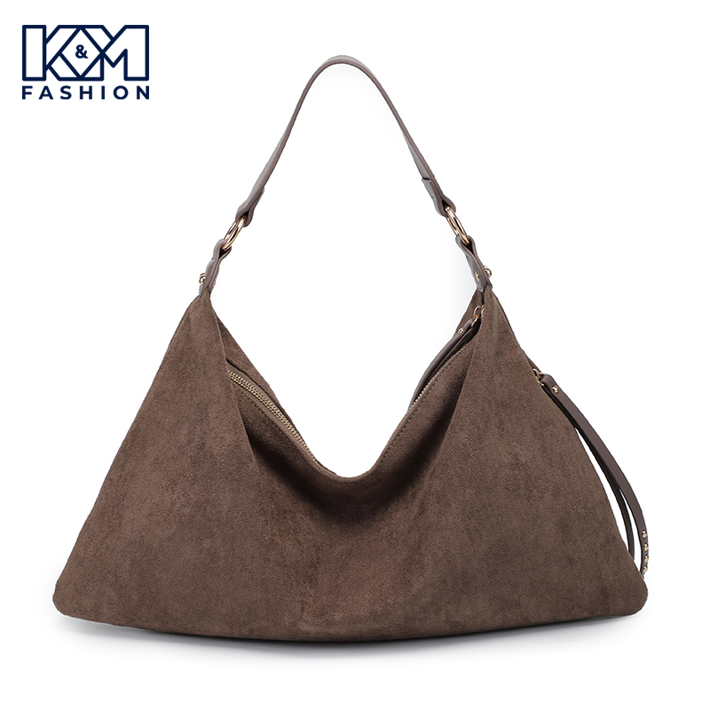 KM2404603 - Hobo Bags Suede Designer Women Ladies Luxury Top Quality Custom Hand Bag ,Studded