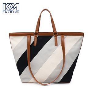 KM230740 - Tote Bags Cotton Fabric Designer Women Ladies Luxury Top Quality Custom Hand Bag